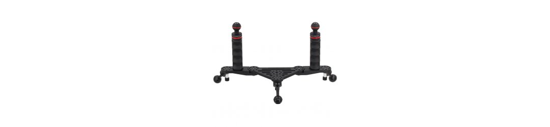 Modulare Unterwasserschiene mit Handgriffe Kugeln 25 mm