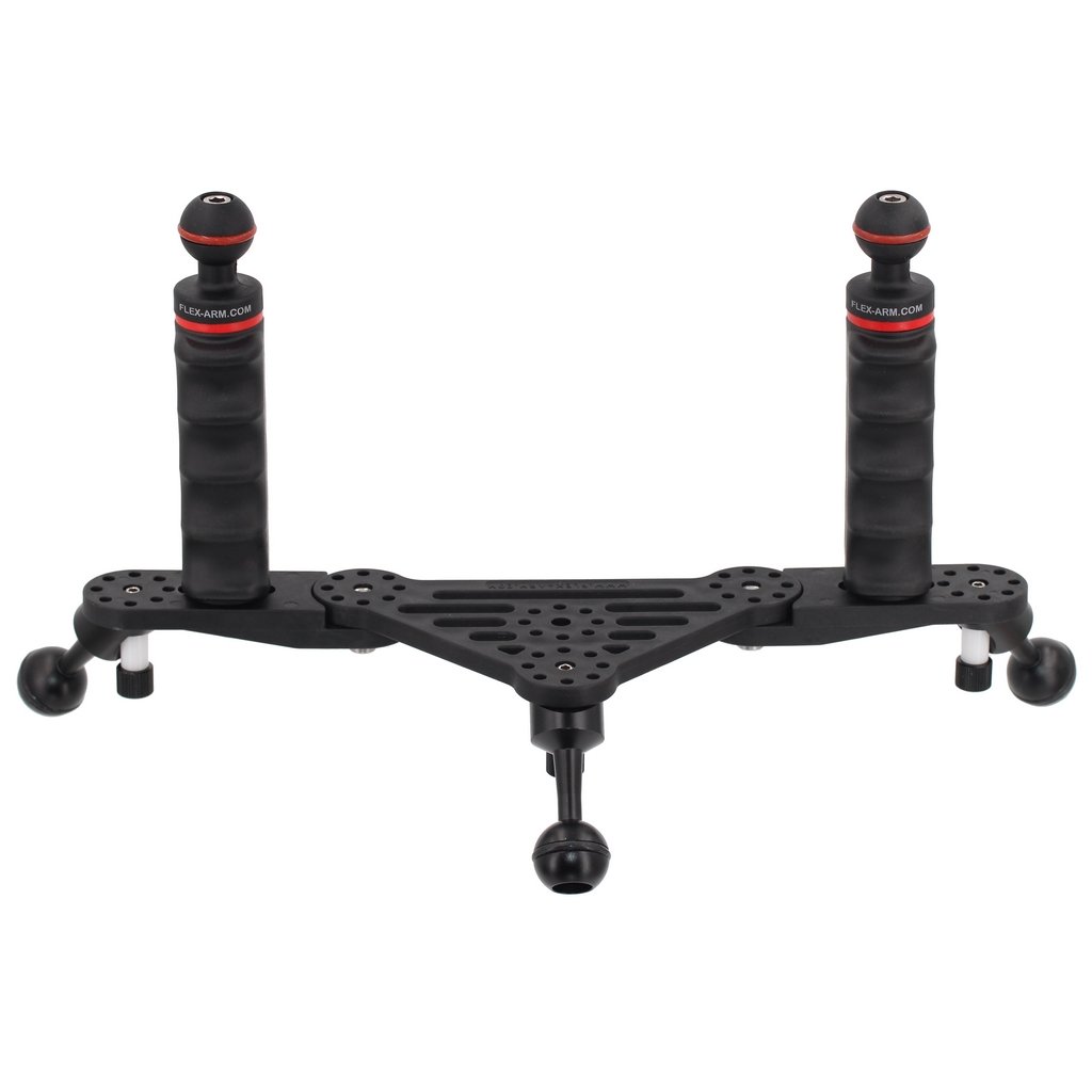 Modulare Unterwasserschiene mit Handgriffe Kugeln 25 mm