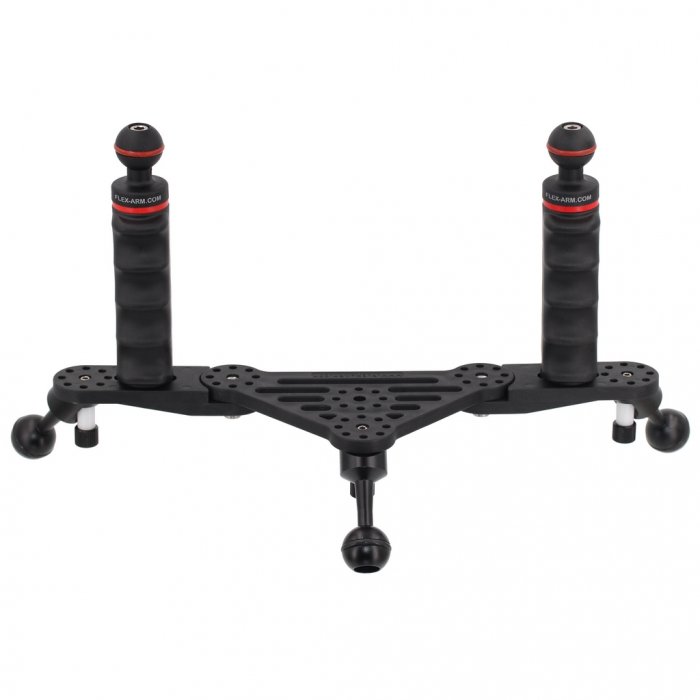 Modulare Unterwasserschiene mit Handgriffe Kugeln 25 mm