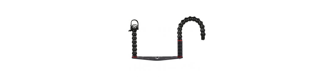 Platine Universelle avec Poignée avec Bras Flexible Terminaison YS et Bras Flexibles Support Lampe