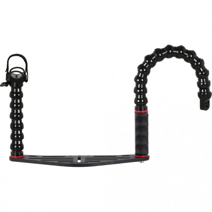 Platine Universelle avec Poignée avec Bras Flexible Terminaison YS et Bras Flexibles Support Lampe