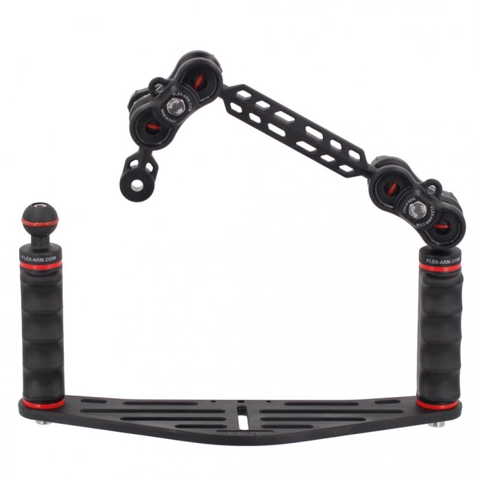 Underwater Camera Housing Tray and Handles with 1-Inch Ball Joint 25mm and Ys-Mount