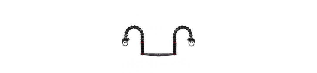 Underwater Camera Housing Tray and Handles with Flex Arms Universal Light Adapter