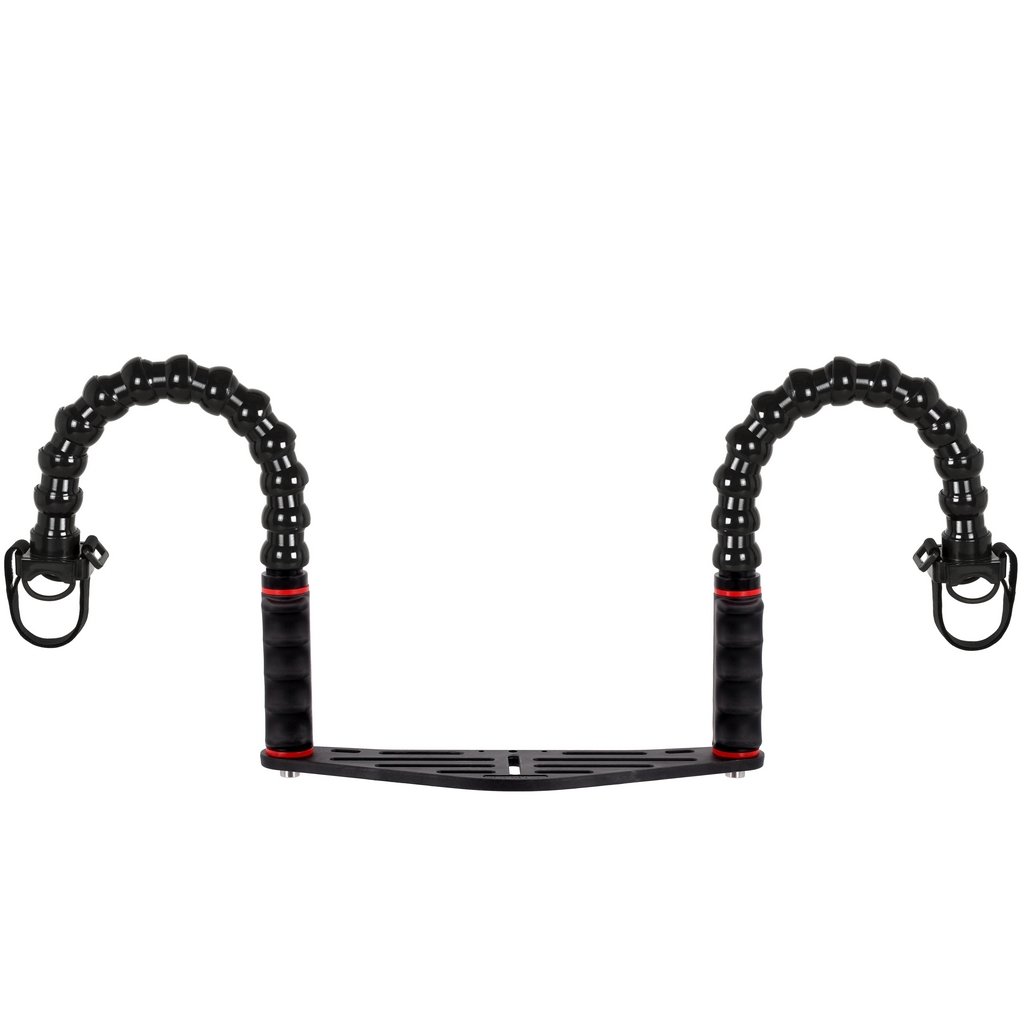 Underwater Camera Housing Tray and Handles with Flex Arms Ys Mount Art