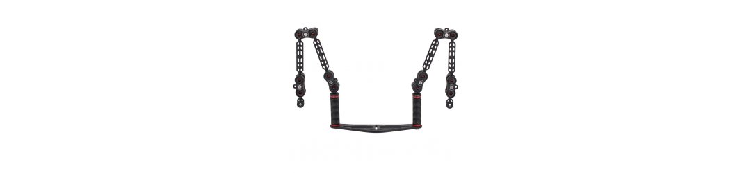Underwater Camera Housing tray with Double Arms set YS Mount Adapter