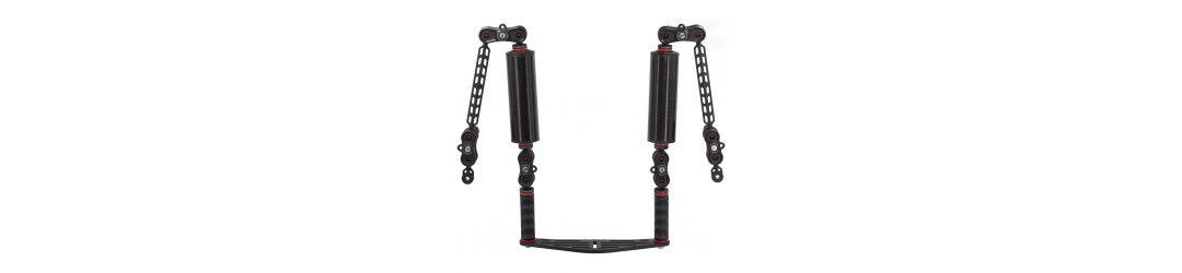 Underwater Camera Housing Tray with Carbon Arm Set Ys Mount Adapter - Evo Pack