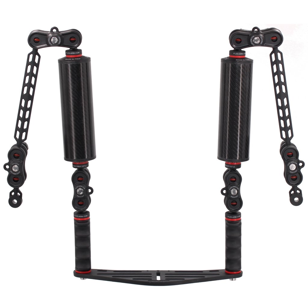Staffa Custodie Fotografia Subacquea Kit Bracci Galleggianti in Carbonio  Terminale Ys Evo Pack