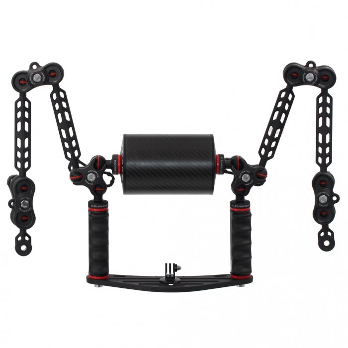 Pack Platine Avec Bras Flotteur en Fibre de Carbone et Terminaison Ys pour Action Caméra GoPro