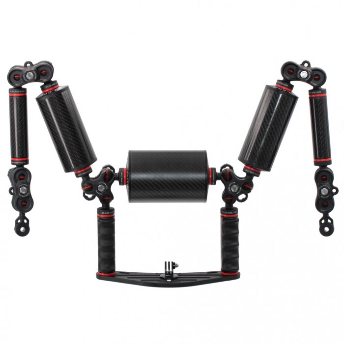 Underwater Camera Tray With Carbon Fiber Float Arm Set Ys-Mount