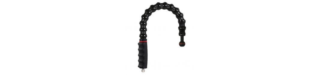 Handle with Flex Arm and 1-Inch Ball 25 mm Base Mount M8 Female Thread Length 50 cm