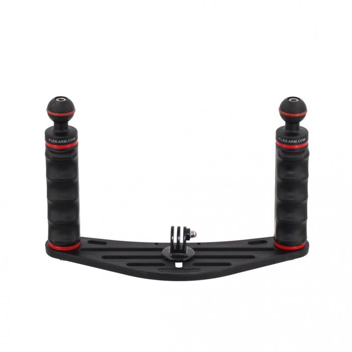 Pletina Universal para Action Cam Doble Puño con Bola 25 mm