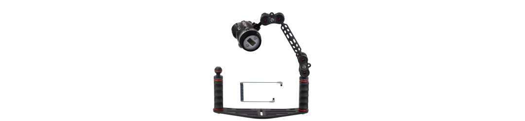 Underwater Tray for Camera Housing Package with AOI Ultra Compact Strobe Q1