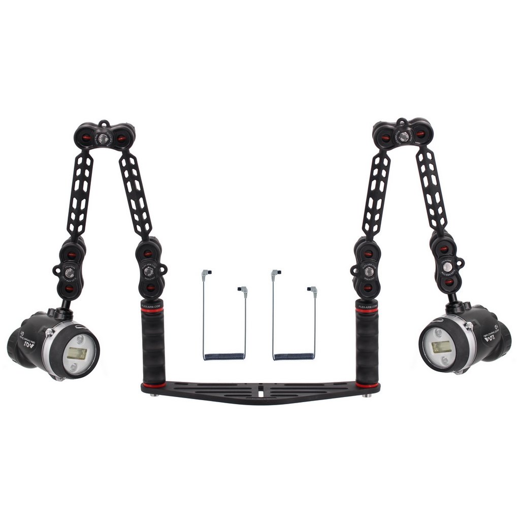 Pack Platine avec Double Flash AOI Ultra Compact Strobe Q1 et Câble Fibre Optique