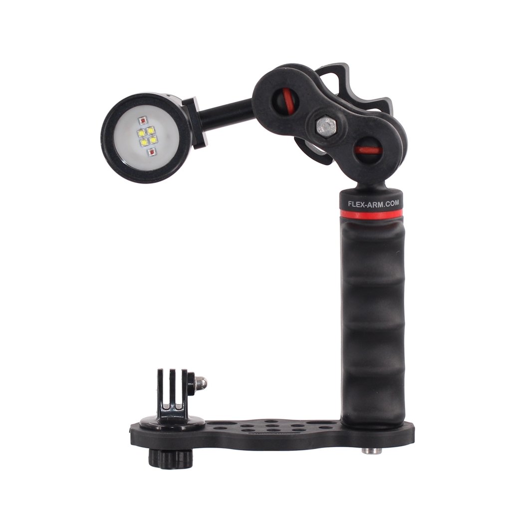 Kit Staffa Subacquea Go-Tray Torcia Video Supe PV22 2000 Lumen