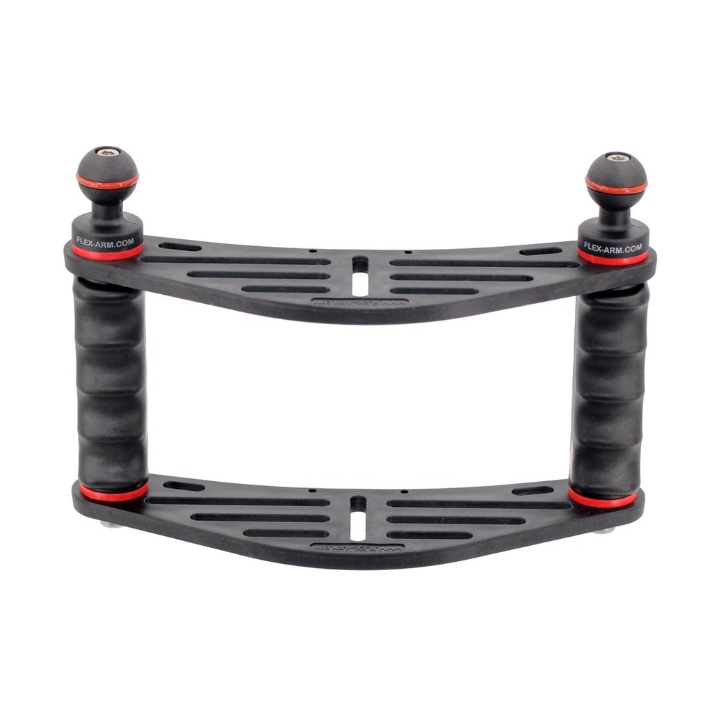 Pletina Doble Pletina Universal para Action Cam Puño con Bola 25 mm