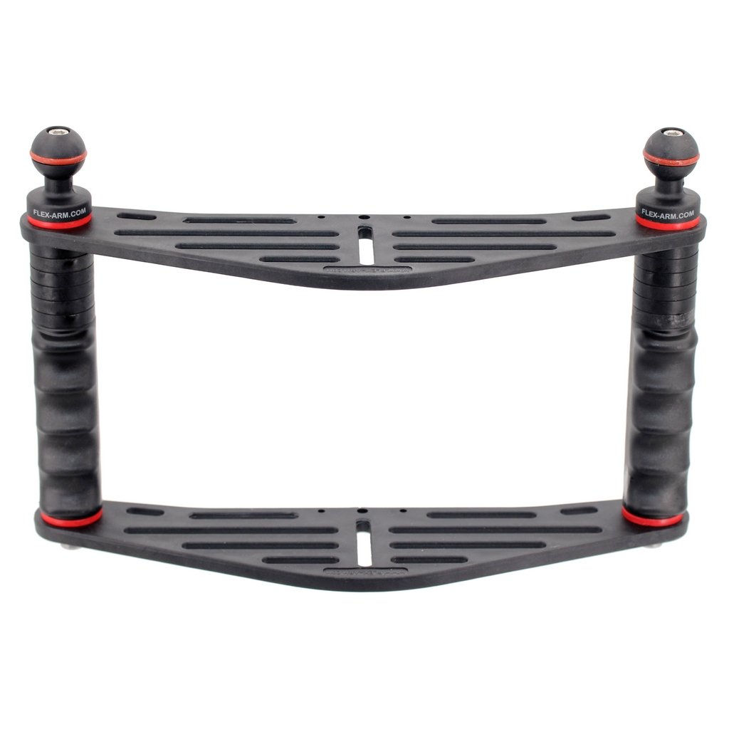 Kit Doppia Staffa Custodie Fotografia Subacquea con Sfere 25 mm