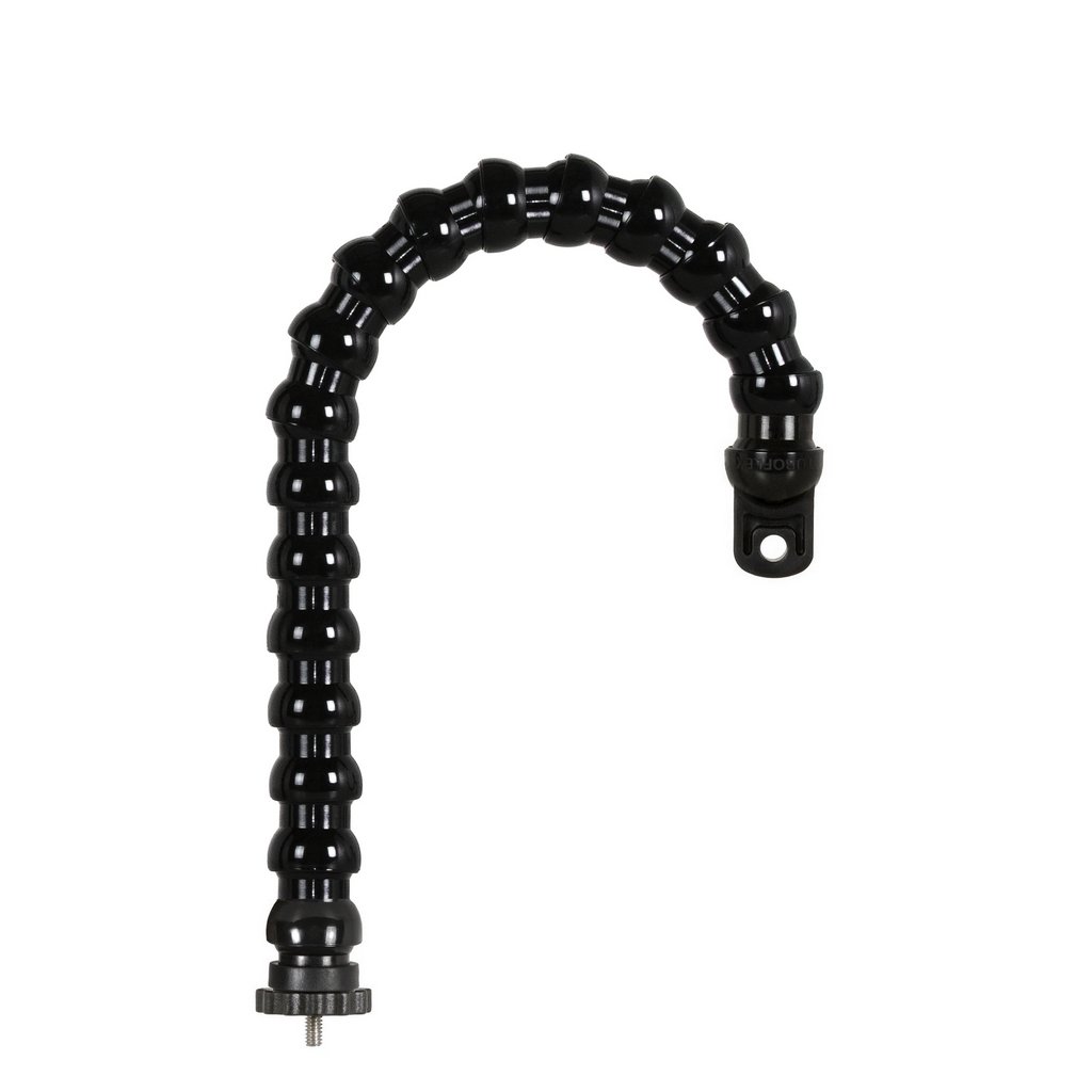 Brazo Flexible Rosca Macho 1/4 Unc con Arandela de Seguridadde Trípode y Adaptador YS Long 45 cm