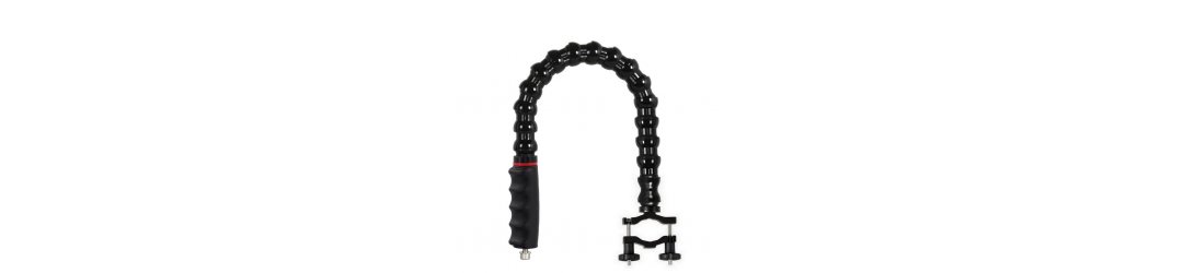 Poignée avec Bras Flexible avec M8 Femelle et Collier de Serrage - 62 cm