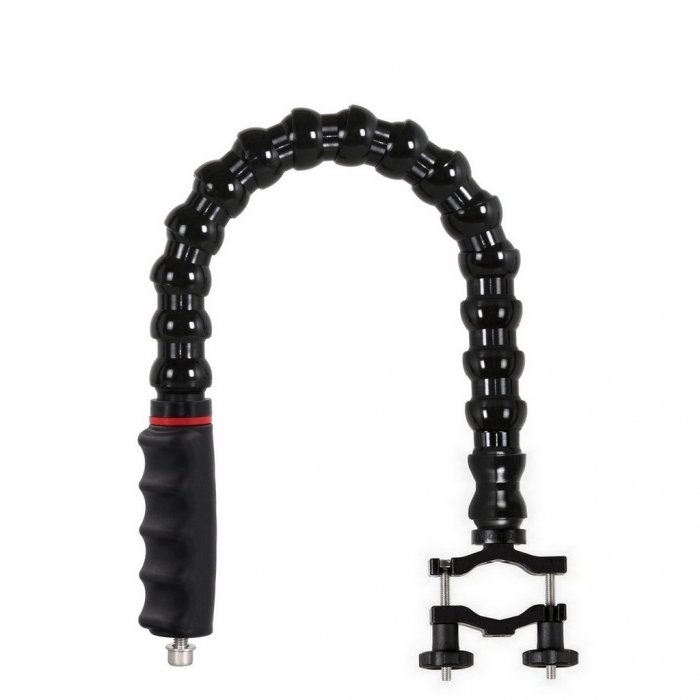 Poignée avec Bras Flexible avec M8 Femelle et Collier de Serrage - 62 cm