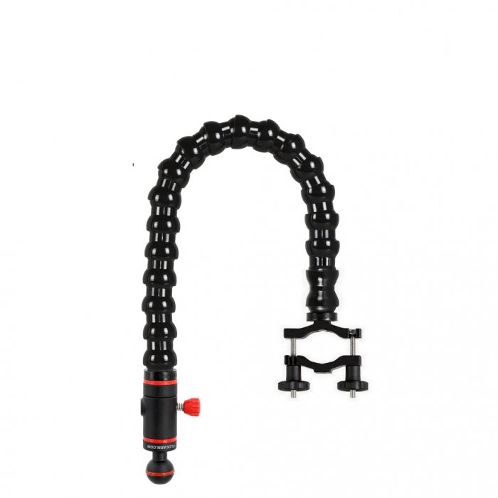 Braccio Flessibile Sgancio Rapido con Sfera 25 mm Terminale Fascetta Stringitubo Lung 54 cm