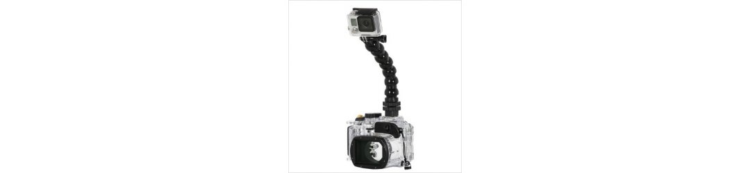 Flex Arm with Action Camera Mount for GoPro and Cold Shoe Mount Length 25 mm