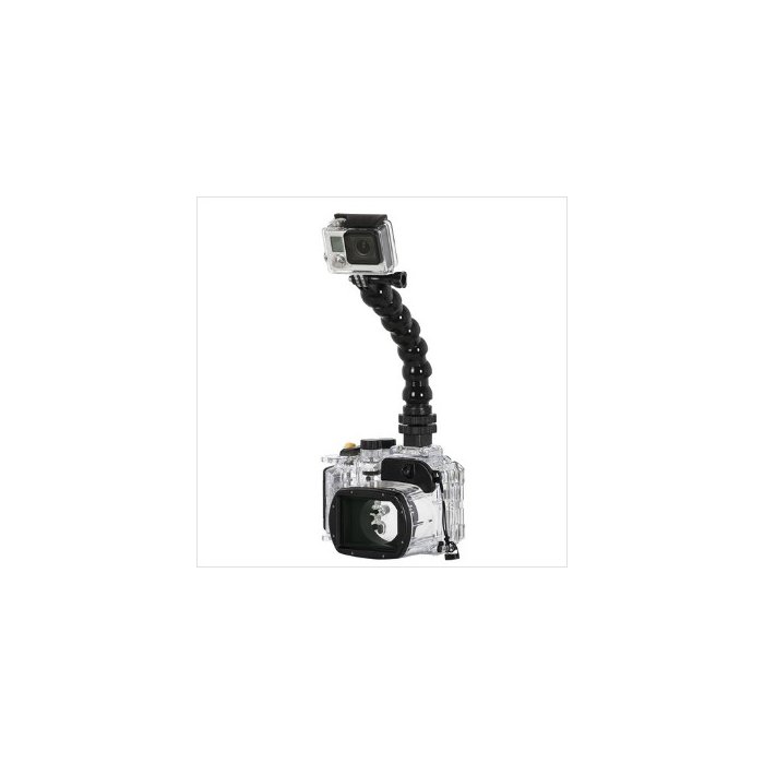 Flex Arm with Action Camera Mount for GoPro and Cold Shoe Mount Length 25 mm