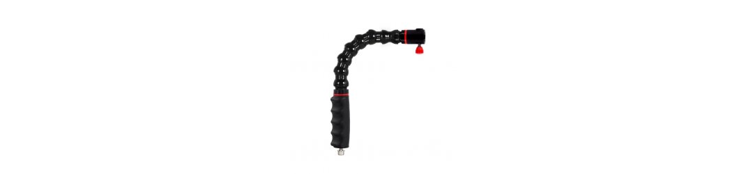 Handle with Flexible Arm with M8 Female Threaded and Quick Release Base Leng 36 cm