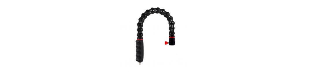 Handle with Flexible Arm with M8 Female Threaded and Quick Release Base Leng 49 cm
