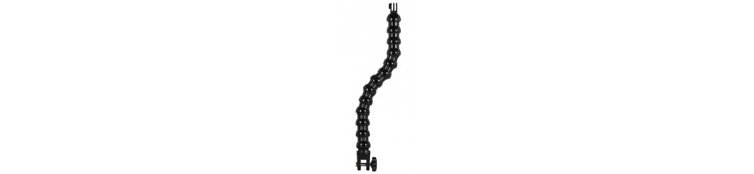 Brazo Flexible Soporte Action Camera para GoPro con Base YS-U Long 39 cm