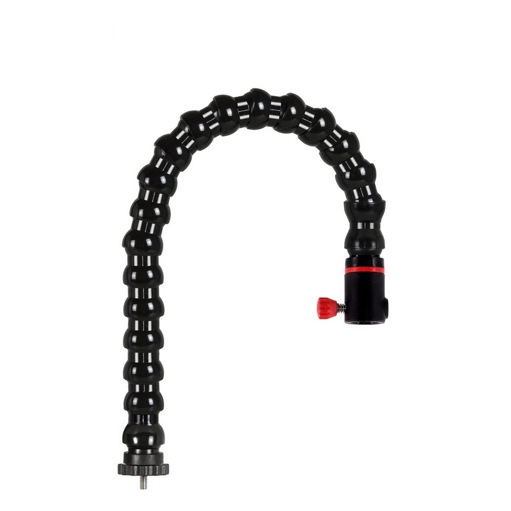 Flexibler Arm mit 1/4 Zoll Stativgewinde mit Fotostativ Scheibe und Base Schnellverschluss Lang 52 cm