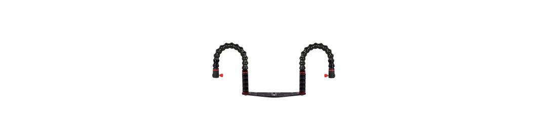 Kameraschiene für Unterwassergehäuse und Flexarm mit Quick Release