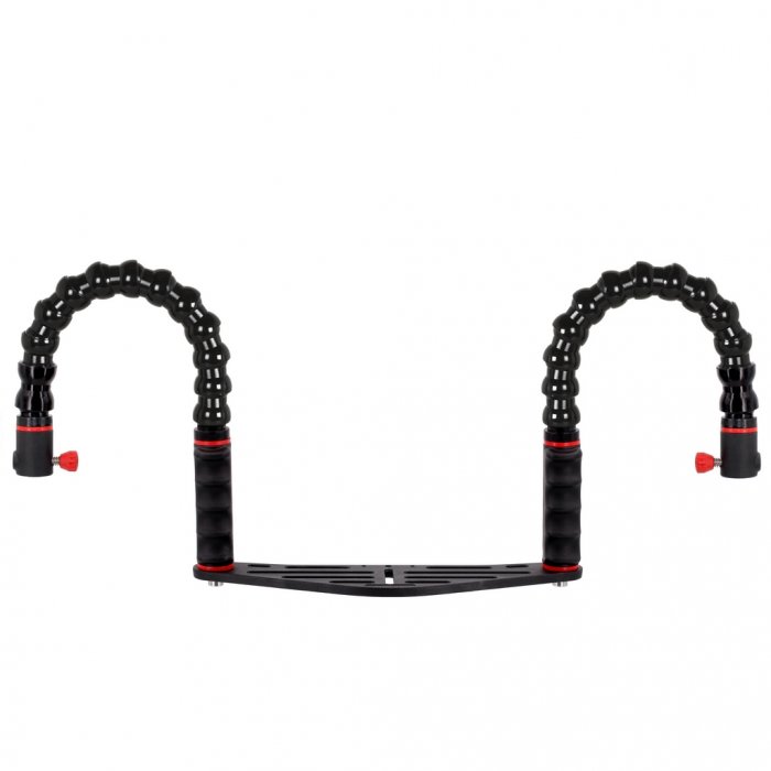 Staffa Custodie Fotografia Subacquea Impugnature con Braccio Flessibile Terminale Quick Release