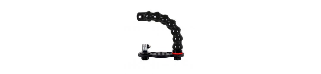 Pletina Go-Tray con Brazo Flexible Adaptador YS y Suporte GoPro
