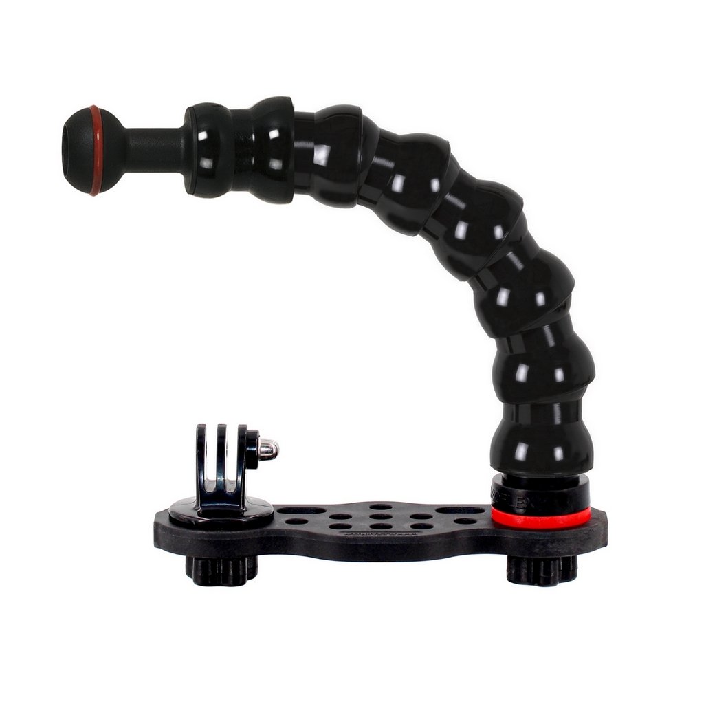 Underwater Bracket for GoPro with 3/4 Flex Arm  and 1-Inch Ball