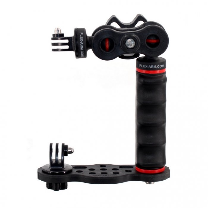 Pletina Go-Tray con Bola 25 mm y Adaptador Universal para Qudos con Suporte GoPro