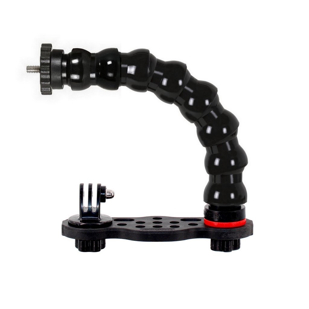Pletina Go-Tray con Brazo Flexible Adaptador Rosca Macho 1/4 Unc Trípode