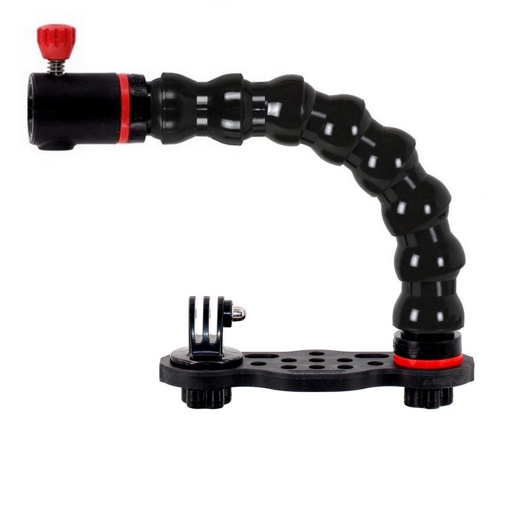 GO-TRAY Unterwasser Tray Schiene mit 3/4 Flexarm und Schnellverschluss