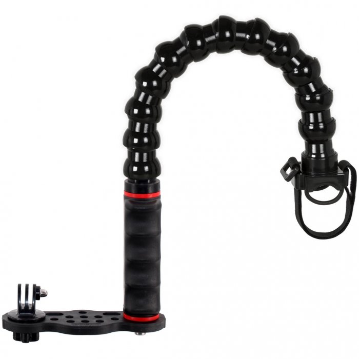 Go-Tray Underwater Bracket with Handle and 3/4 Flex Arm Universal Lights