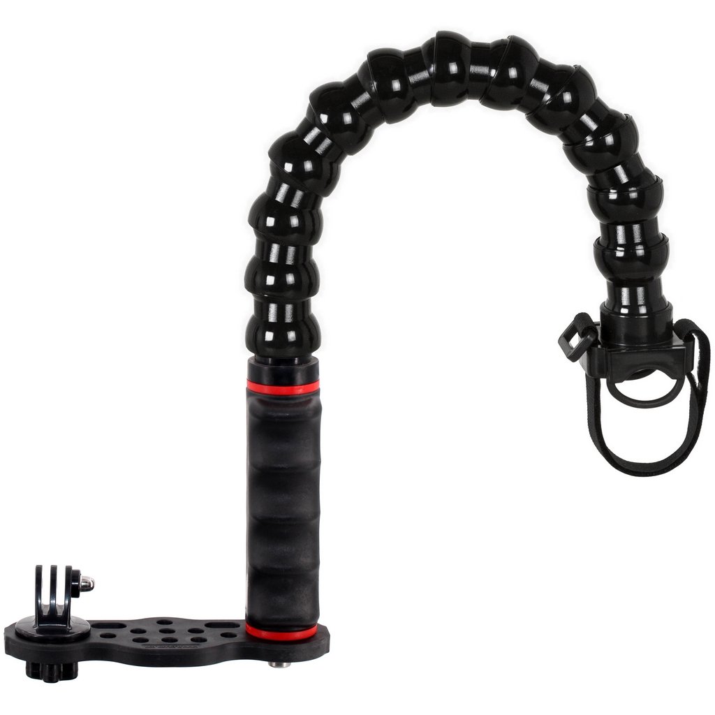 Staffa Subacquea Go-Tray con Impugnatura Braccio Flessibile Supporto Torcia