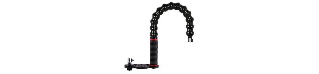 GO-TRAY Underwater Bracket With Handle Flex Arm Adapter for Qudos
