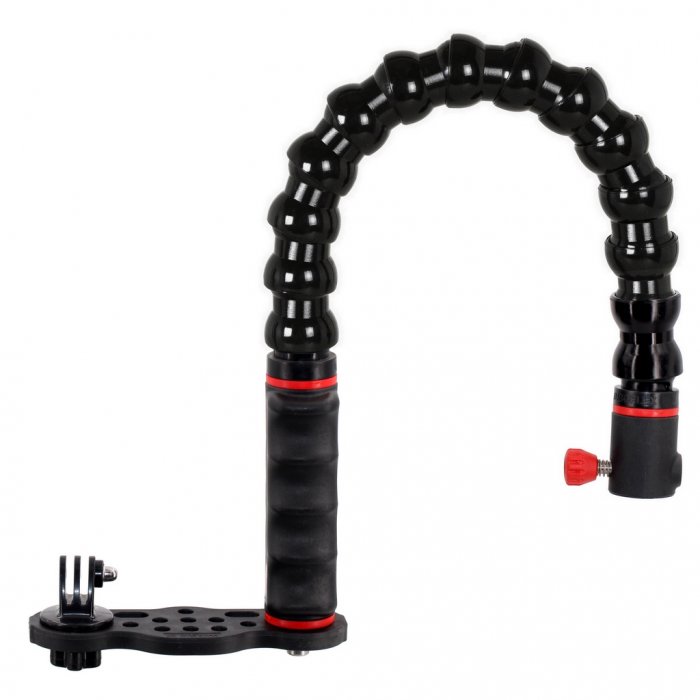 GO-TRAY Underwater Bracket Handle With Flex Arm and Quick Release