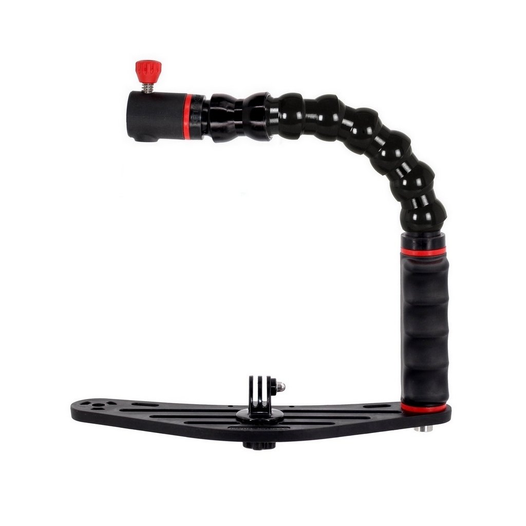 Platine avec Poignée et Bras Flexible Terminason Quick Release pour Action Caméra GoPro