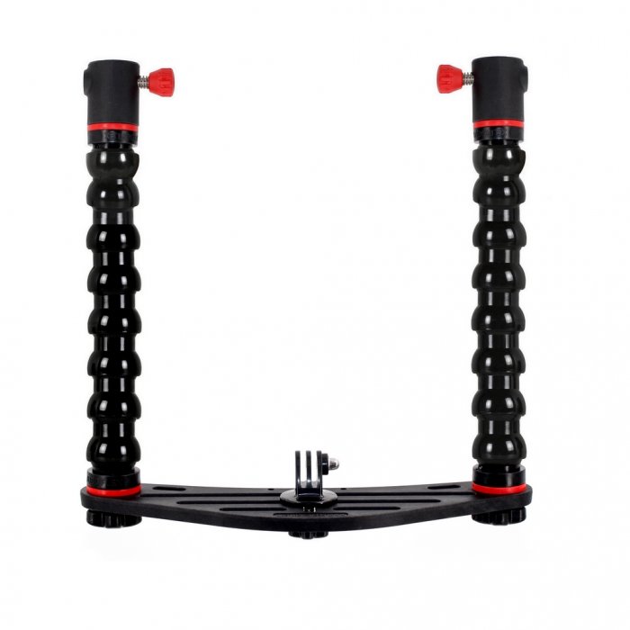 Pletina para Action Cam y Brazos Flexible con Zafado Rápido