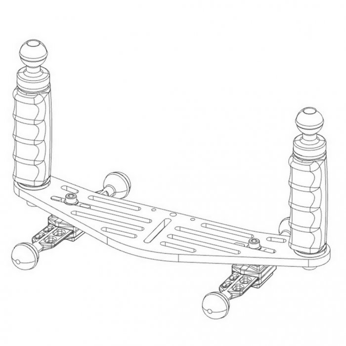 SUPPORTO MICROFONO BARRA trasversale esterna interna 55 cm braccio