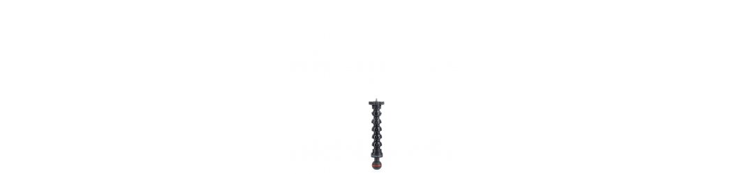 Mini Bras Flexible Articulé 1/2 avec Boule 25 mm et Filet 1/4 Mâle avec Rondelle Frein Photographique Long 15 cm