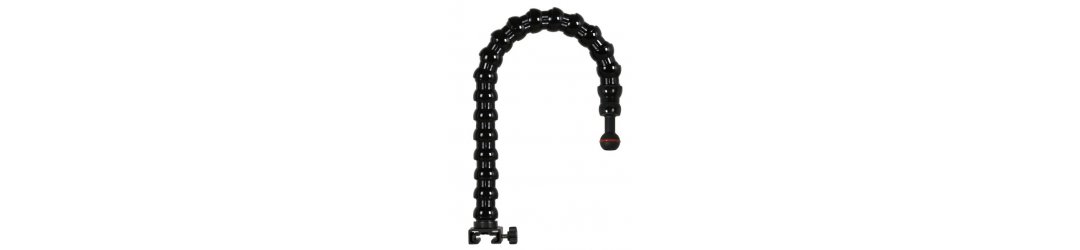 Braccio Flessibile 3/4 Terminale Sfera 25 mm Base Attacco Slitta T1 Lung 52 cm