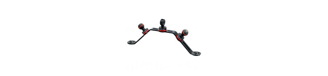 Crossbar with Set 2 1Inch Balls 25 mm and Ys Mount for Underwater Tray 320 mm