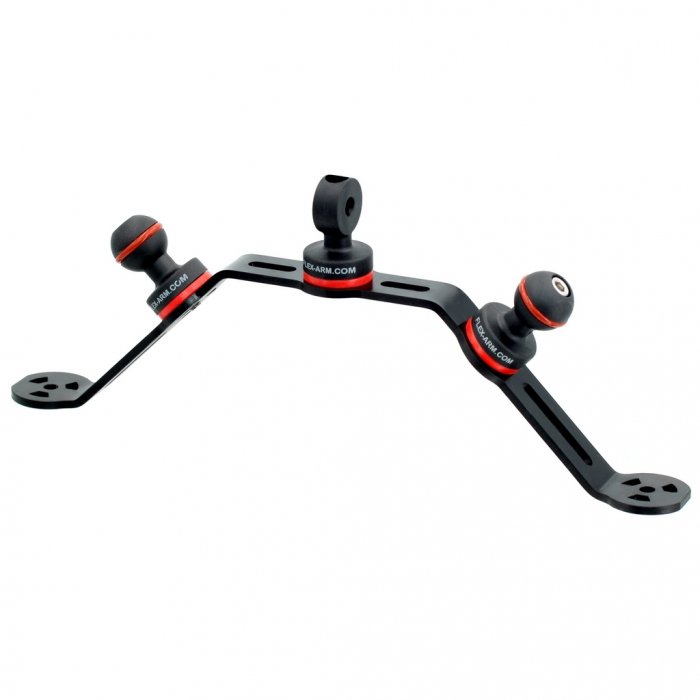 Crossbar avec Set 2 Boule 25 mm and Terminaison Ys pour Platines Sous-Marine 320 mm