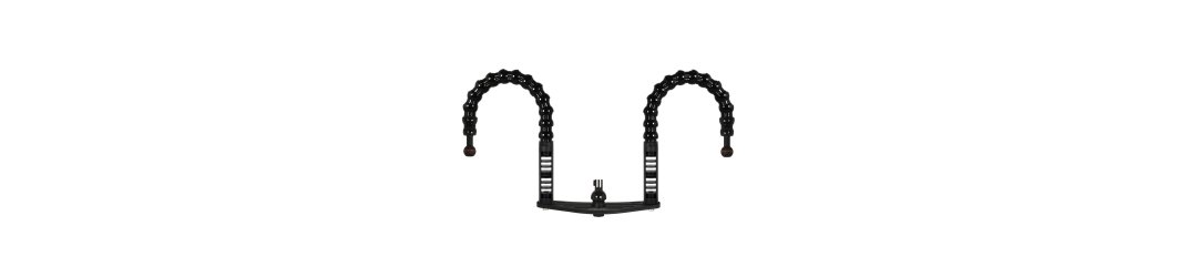 Handle With Flex Arm And 1-inch Ball 25 mm Base Mount M8 Female Thread Length 62 cm