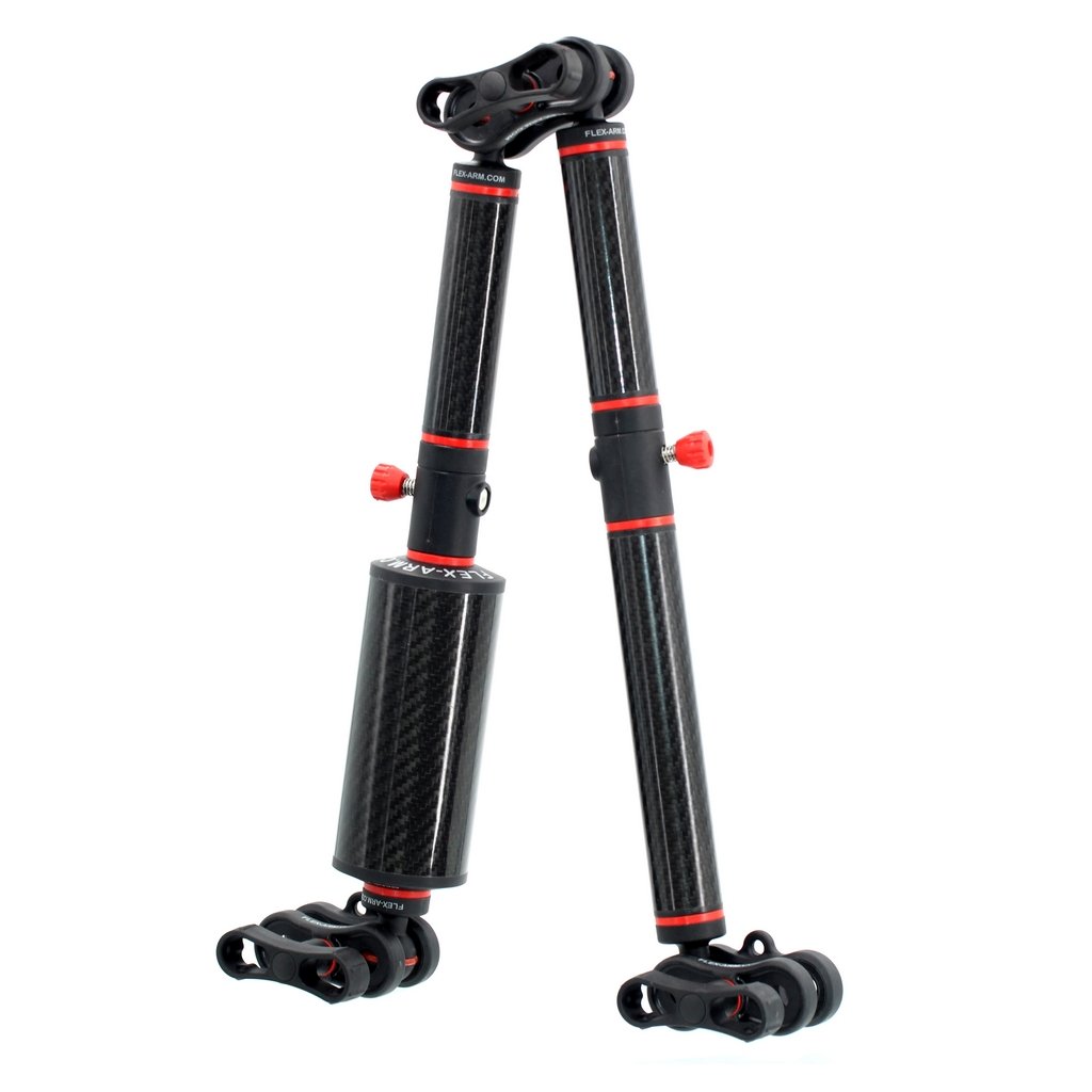 Modular Carbon Float Arm 90 mm with Quick Release Head and 1-Inch Ball ...